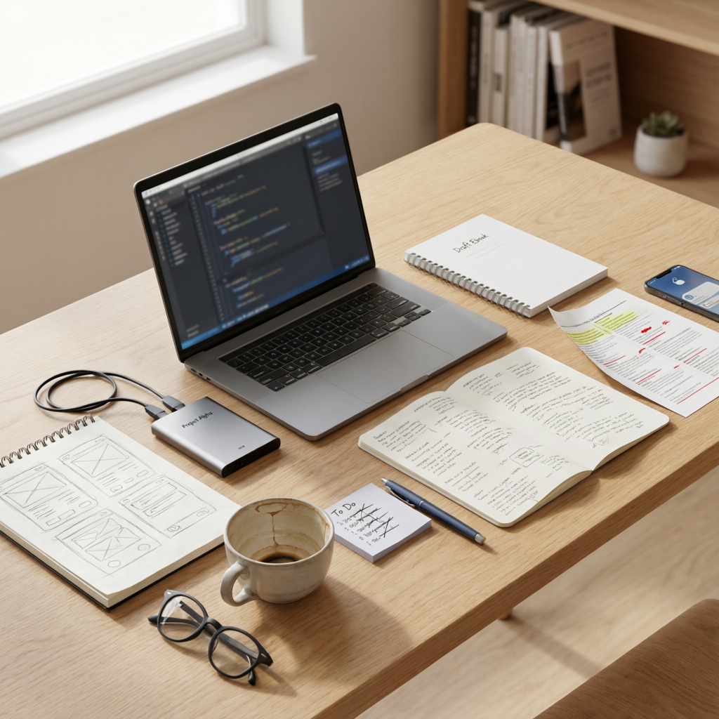 You've been collecting side projects like trophies. A half-built app, a draft ebook, a course outlin